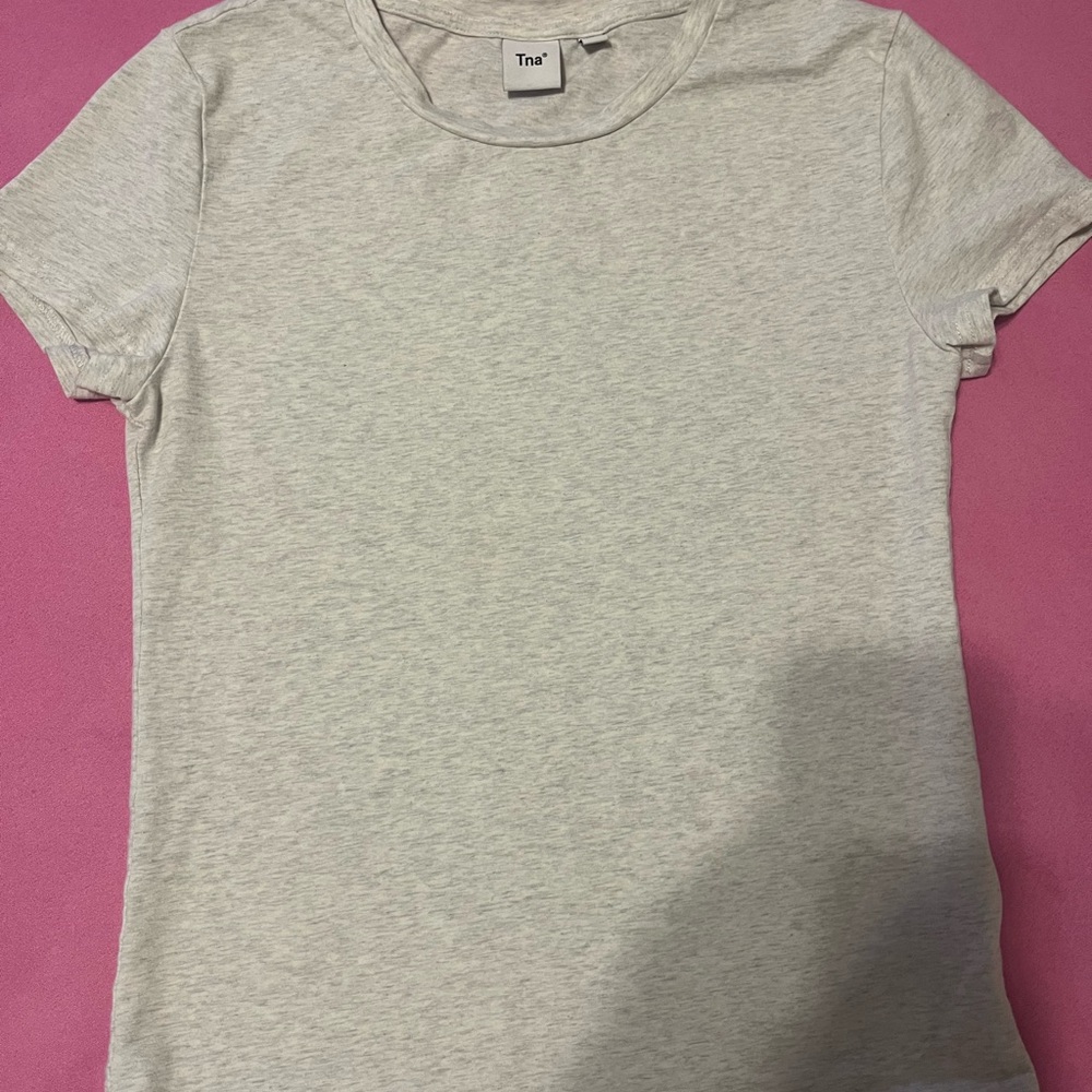 TNA Light Gray Short Sleeve Tee